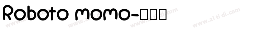 Roboto momo字体转换